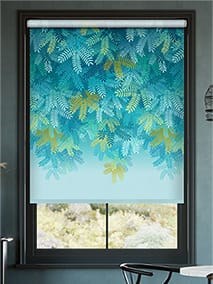 Acacia Tree Teal Roller Blind thumbnail image