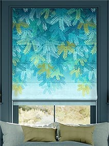 Acacia Tree Teal Roman Blind thumbnail image