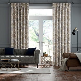 William Morris Acanthus Velvet Travertine Curtains thumbnail image