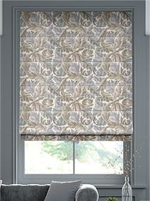 William Morris Acanthus Velvet Travertine Roman Blind thumbnail image