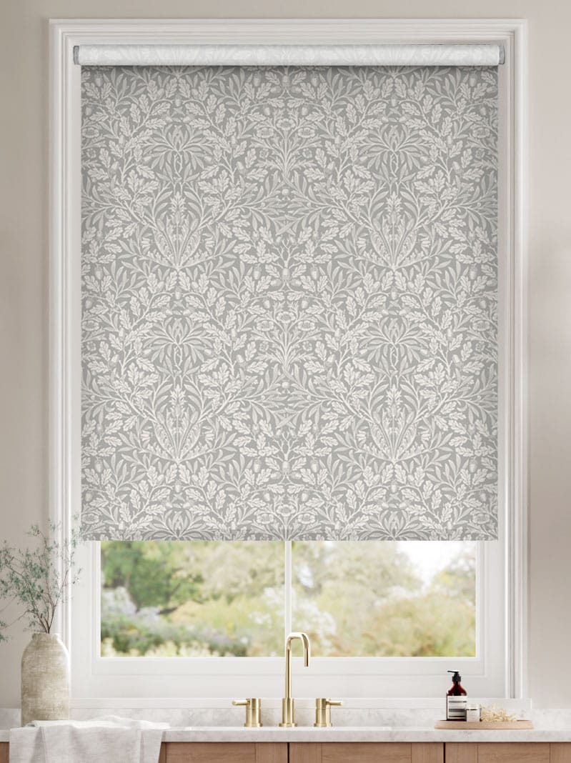 William Morris Acorn Dove Roller Blind thumbnail image