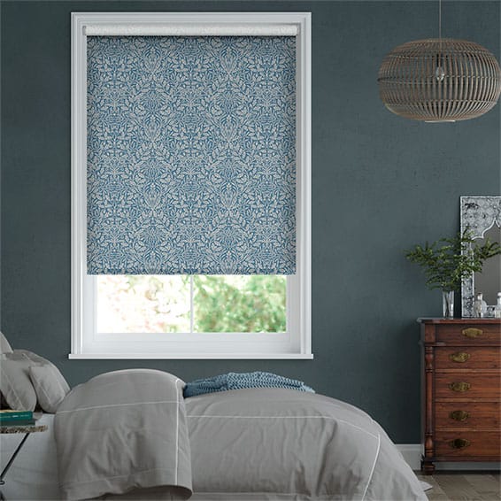 William Morris Acorn Lagoon Roller Blind