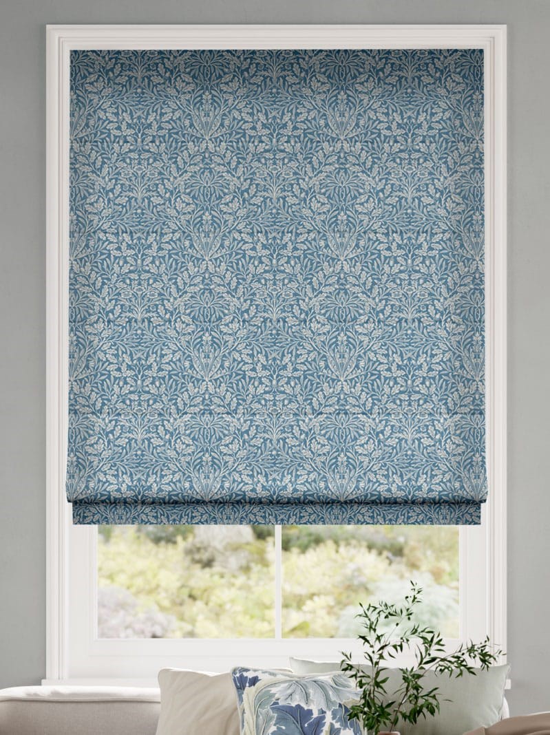 William Morris Acorn Lagoon Roman Blind thumbnail image