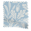 William Morris Acorn Soft Blue Roman Blind swatch image