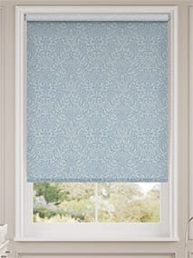 William Morris Acorn Soft Blue Roller Blind thumbnail image