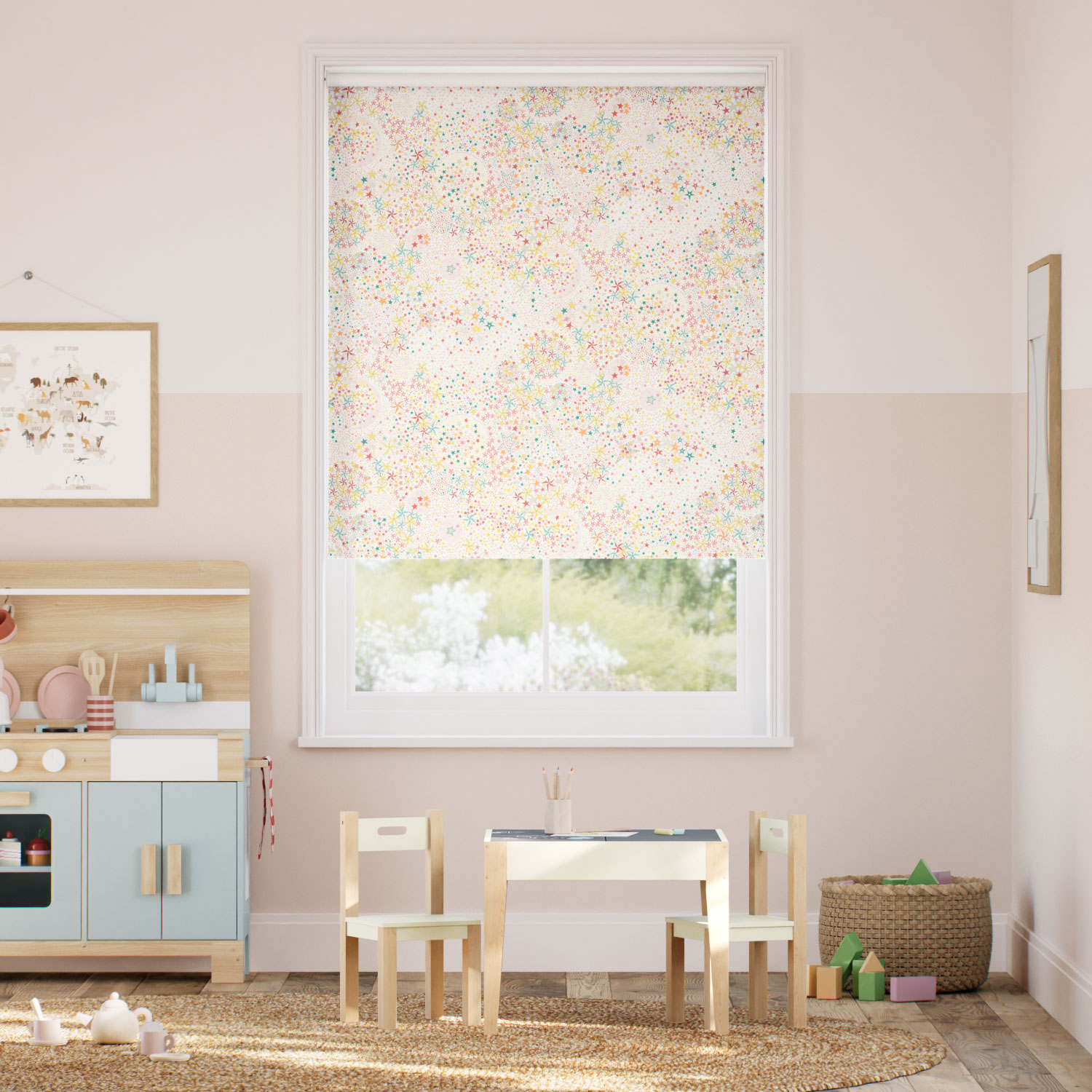 Adelajda Quartz Pink Roller Blind