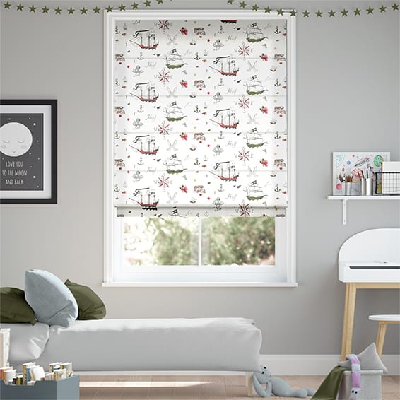 Ahoy Chalk Roman Blind