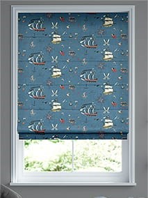 Ahoy Indigo Roman Blind thumbnail image