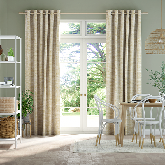 Alaina Speckled Gold Curtains