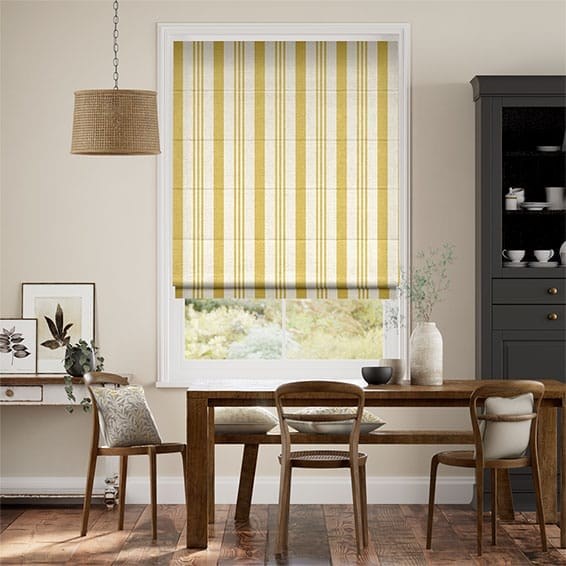 Albany Mustard Roman Blind