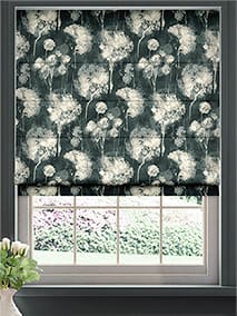 Allium Linen Charcoal Roman Blind thumbnail image