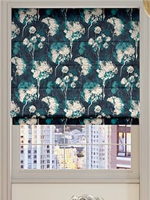 Allium Linen Indigo Roman Blind thumbnail image