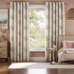 Anemone Blush Sage Curtains thumbnail image