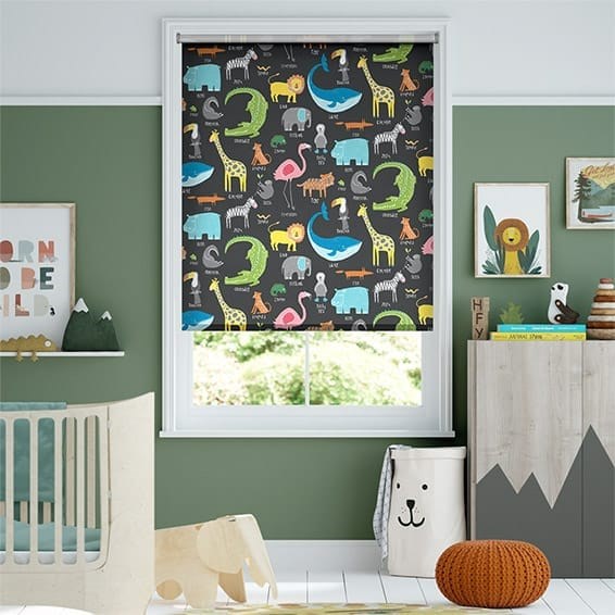 Animal Magic Blackout Blackboard Roller Blind