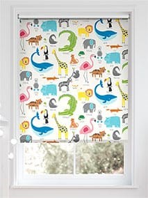 Animal Magic Blackout Chalk Roller Blind thumbnail image