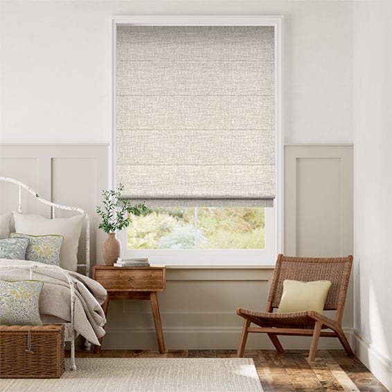 Click2Fit Arlo Oatmeal Roman Blind