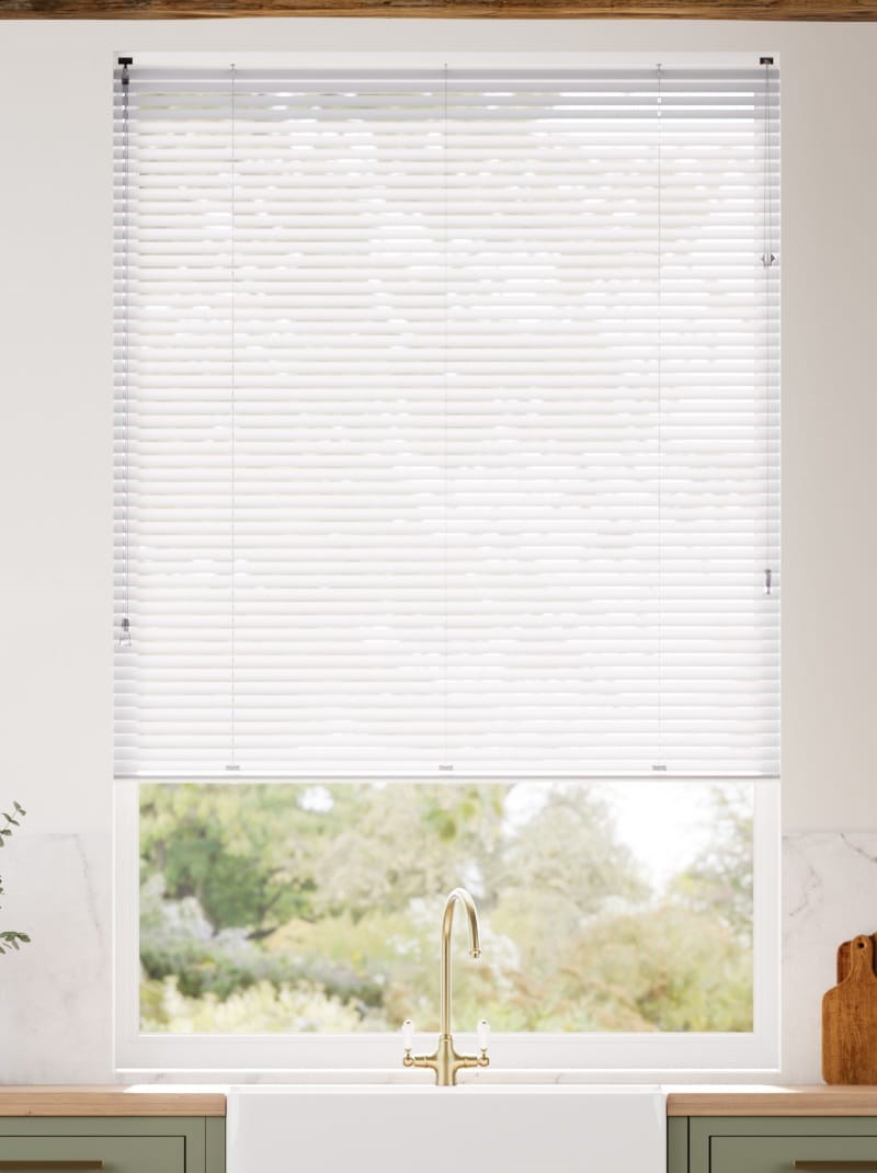 Atelier Gloss white Venetian Blind thumbnail image