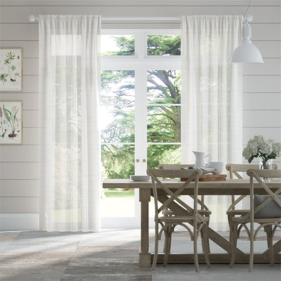 Aubade Sheer Chalk Curtains