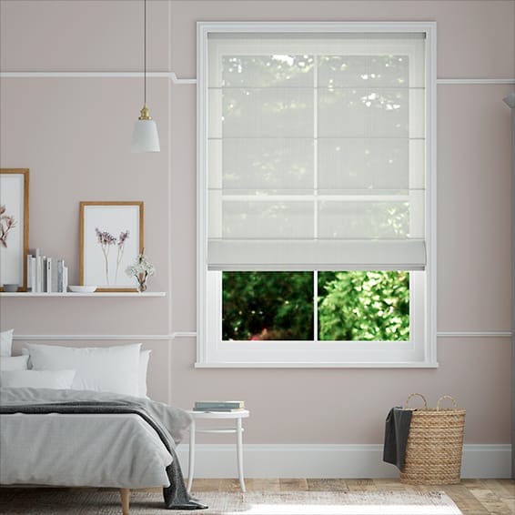 Aubade Sheer Chalk Roman Blind