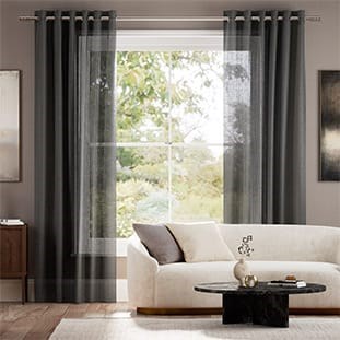 Aubade Sheer Slate Curtains thumbnail image