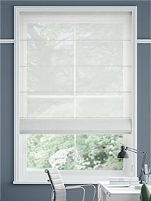 Aurora Sheer Ice White Roman Blind thumbnail image