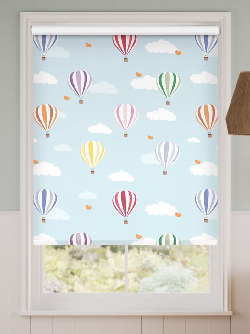 Balloons Flying High Blackout Roller Blind thumbnail image