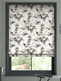 Bamboo Silhouette Graphite Roman Blind thumbnail image