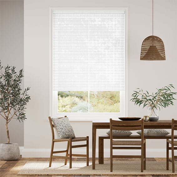 Belize Natural White Roller Blind