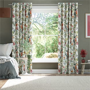 Bella Heron Classic White Curtains thumbnail image