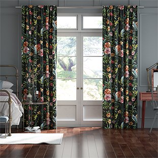 Bella Heron Midnight Curtains thumbnail image