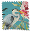 Bella Heron Turquoise Roman Blind swatch image