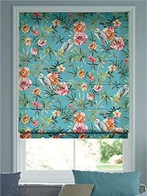 Bella Heron Turquoise Roman Blind thumbnail image