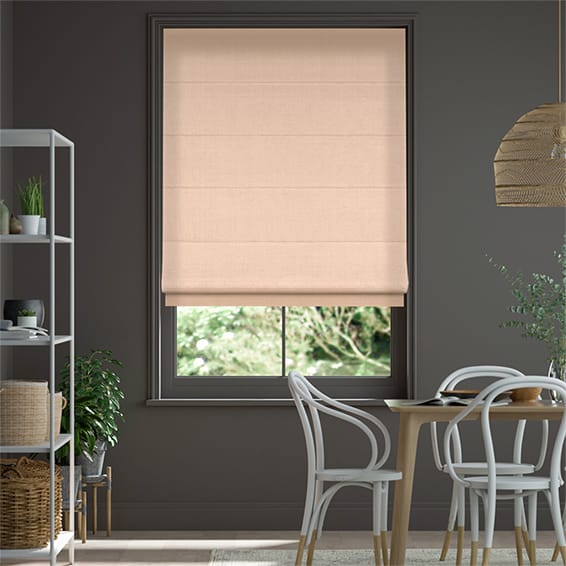 Bijou Linen Candyfloss Roman Blind