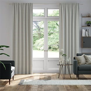 Bijou Linen Dove Grey Curtains thumbnail image