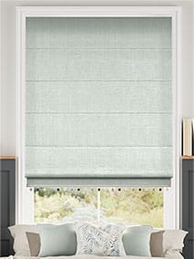 Bijou Linen Duck Egg & Sea Foam Roman Blind thumbnail image