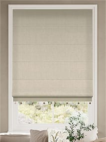 Bijou Linen Latte & Fawn Roman Blind thumbnail image