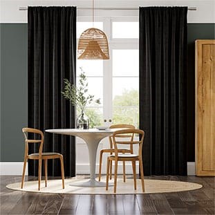 Bijou Linen Noir Curtains thumbnail image