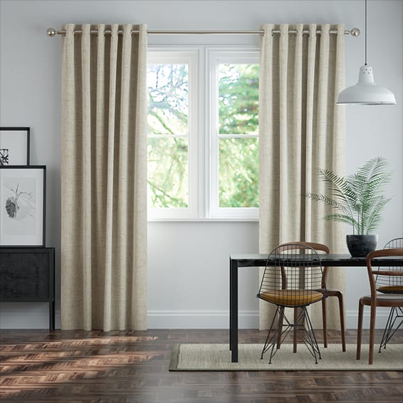 Bijou Linen Oatmeal Curtains