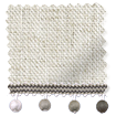 Bijou Linen Oatmeal & Pebble Roman Blind swatch image