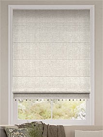 Bijou Linen Oatmeal & Pebble Roman Blind thumbnail image