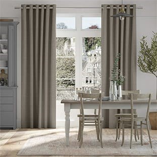 Bijou Linen Taupe Curtains thumbnail image