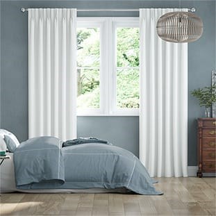 Bijou Linen White Curtains thumbnail image