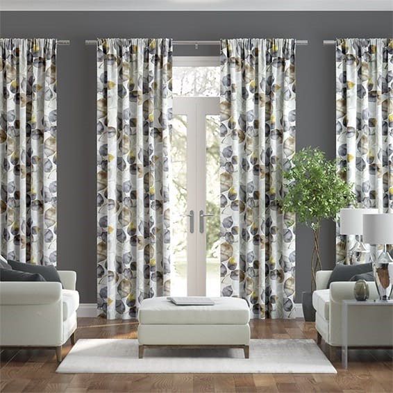 Blakely Linen Mustard Curtains