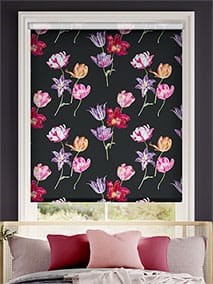 Blooms Ebony Roller Blind thumbnail image