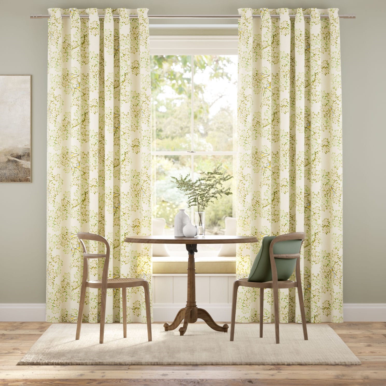 Blossom and Bluetit Multi Curtains thumbnail image