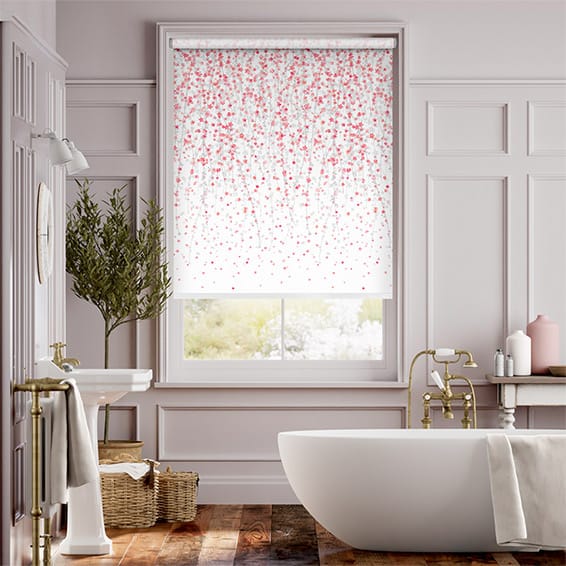 Blossom Coral Roller Blind