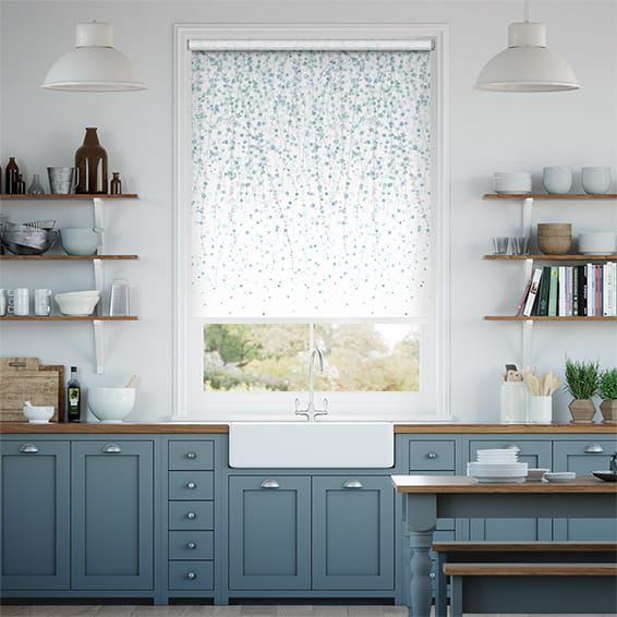 Blossom Duck Egg Roller Blind