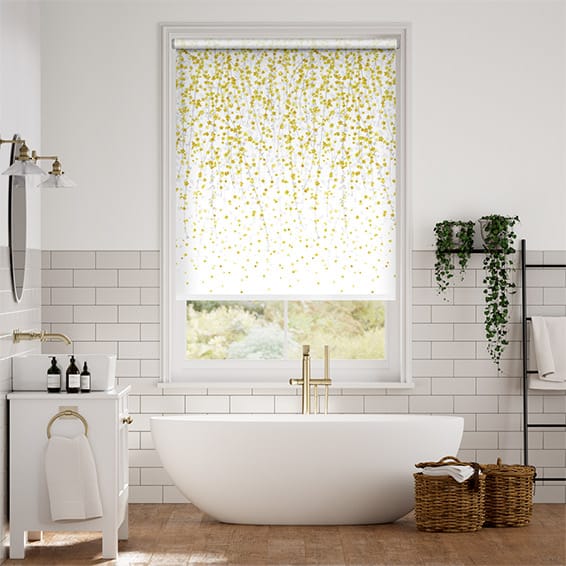 Blossom Yellow Roller Blind