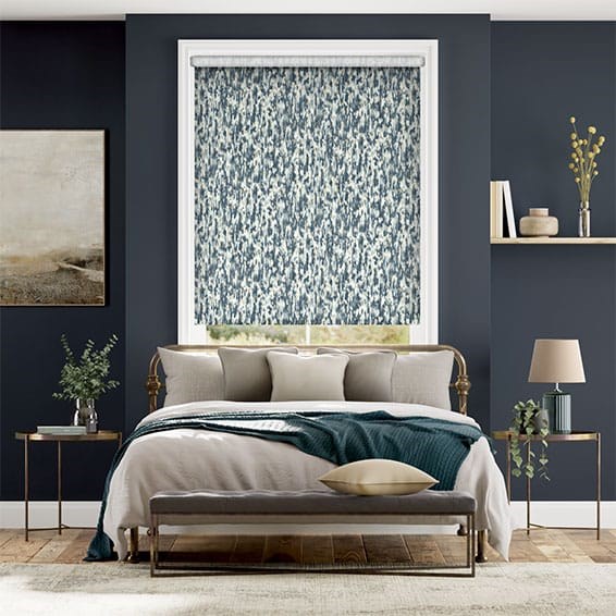 Blurred Denim Roller Blind