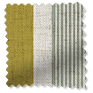 Brazen Stripe Linen Vintage Citrus Smoke Curtains swatch image